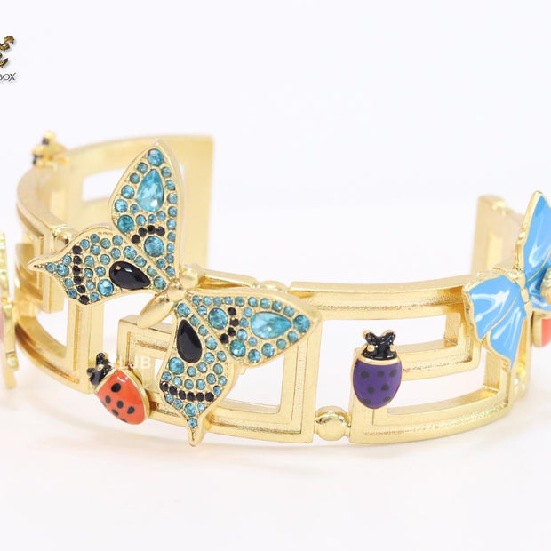 Medusa gold garden bracelet