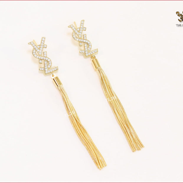 Alphabet Y and L tassel dangles
