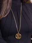 Alphabet L long gold chain