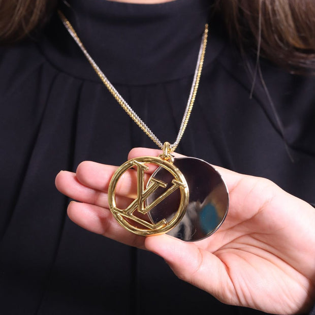 Alphabet L long gold chain