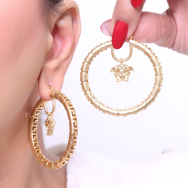 Medusa drop hoops