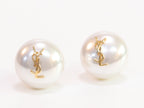 Alphabet YSL white studs