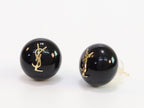 Alphabet YSL black studs