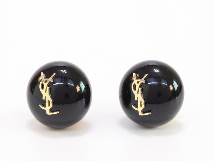 Alphabet YSL black studs