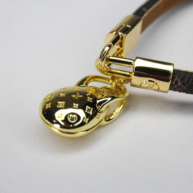 Alphabet L & V  bracelet with golden charm