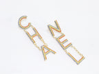 Double C long multicolored dangles