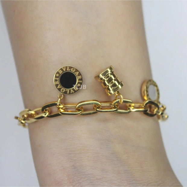 Alphabet Bvl charm bracelet