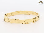 Alphabet L- gold bracelet