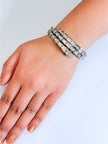 Silver CZ Serpent Tennis Bracelet