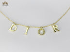 Alphabet D Minimal Charmed chain big letters
