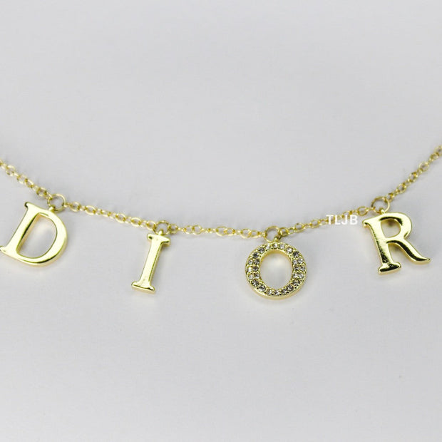 Alphabet D Minimal Charmed chain big letters