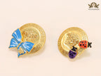 Medusa garden gold studs