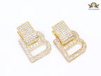 Alphabet B Cz earrings