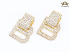 Alphabet B Cz earrings