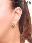 Alphabet CD cz studs