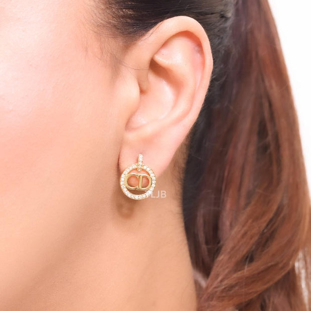 Alphabet CD cz studs