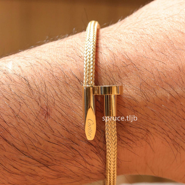 Alphabet C golden Wrist Wrap bracelet
