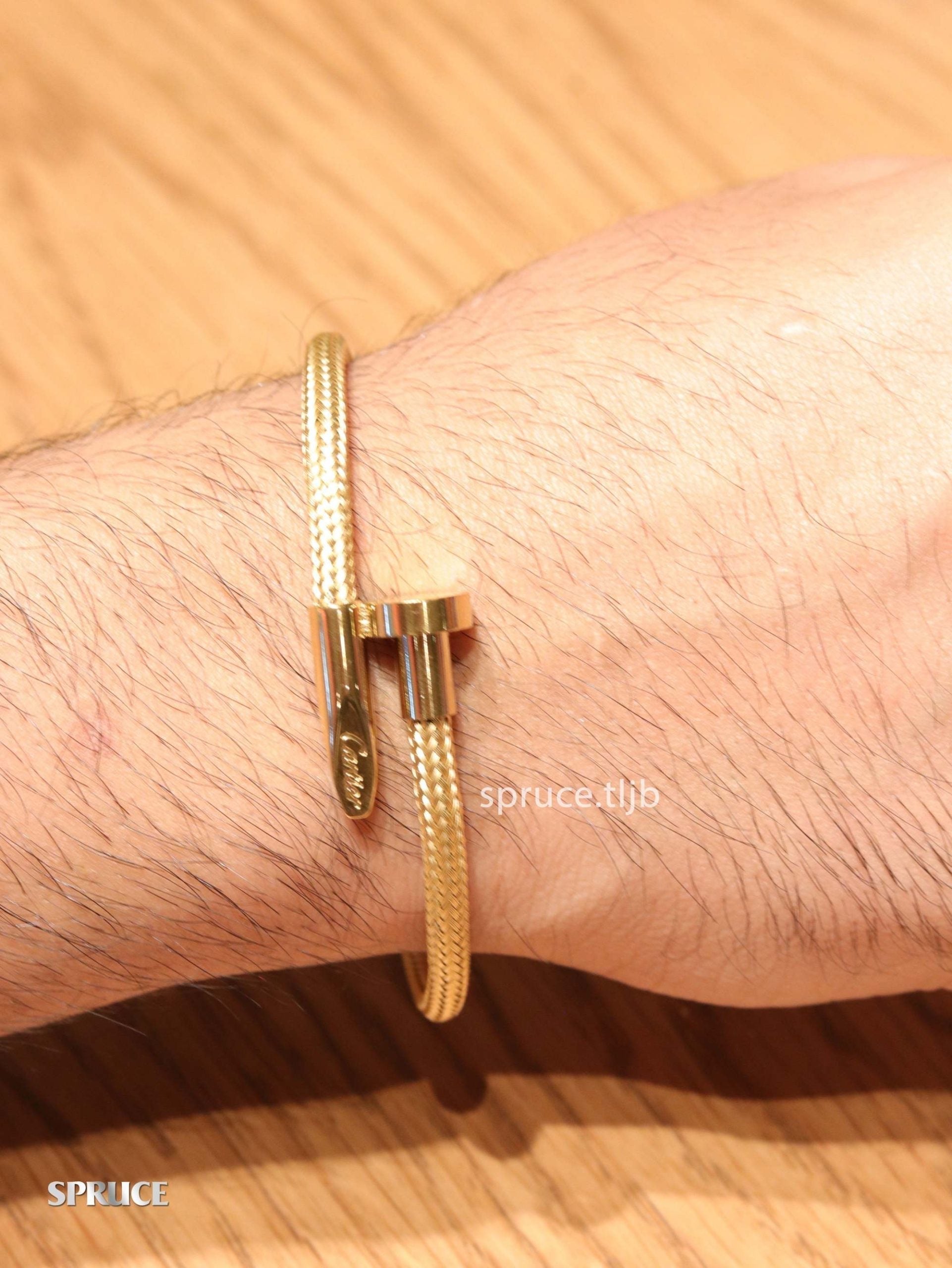 Alphabet C golden Wrist Wrap bracelet