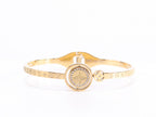 Alphabet LV Sleek bracelet in gold finish