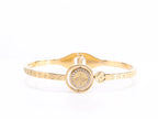 Alphabet LV Sleek bracelet in gold finish
