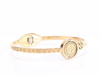 Alphabet LV Sleek bracelet in gold finish