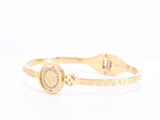 Alphabet LV Sleek bracelet in gold finish