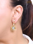 Grey clover and cz dangles