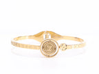 Alphabet LV Sleek bracelet in gold finish