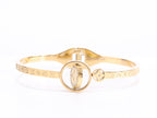 Alphabet LV Sleek bracelet in gold finish