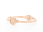 Alphabet LV Sleek bracelet in rose gold finish