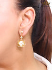 White clover and cz dangles