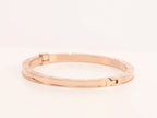 Alphabet B Sleek bracelet in rose gold finish