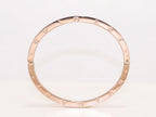 Alphabet B Sleek bracelet in rose gold finish