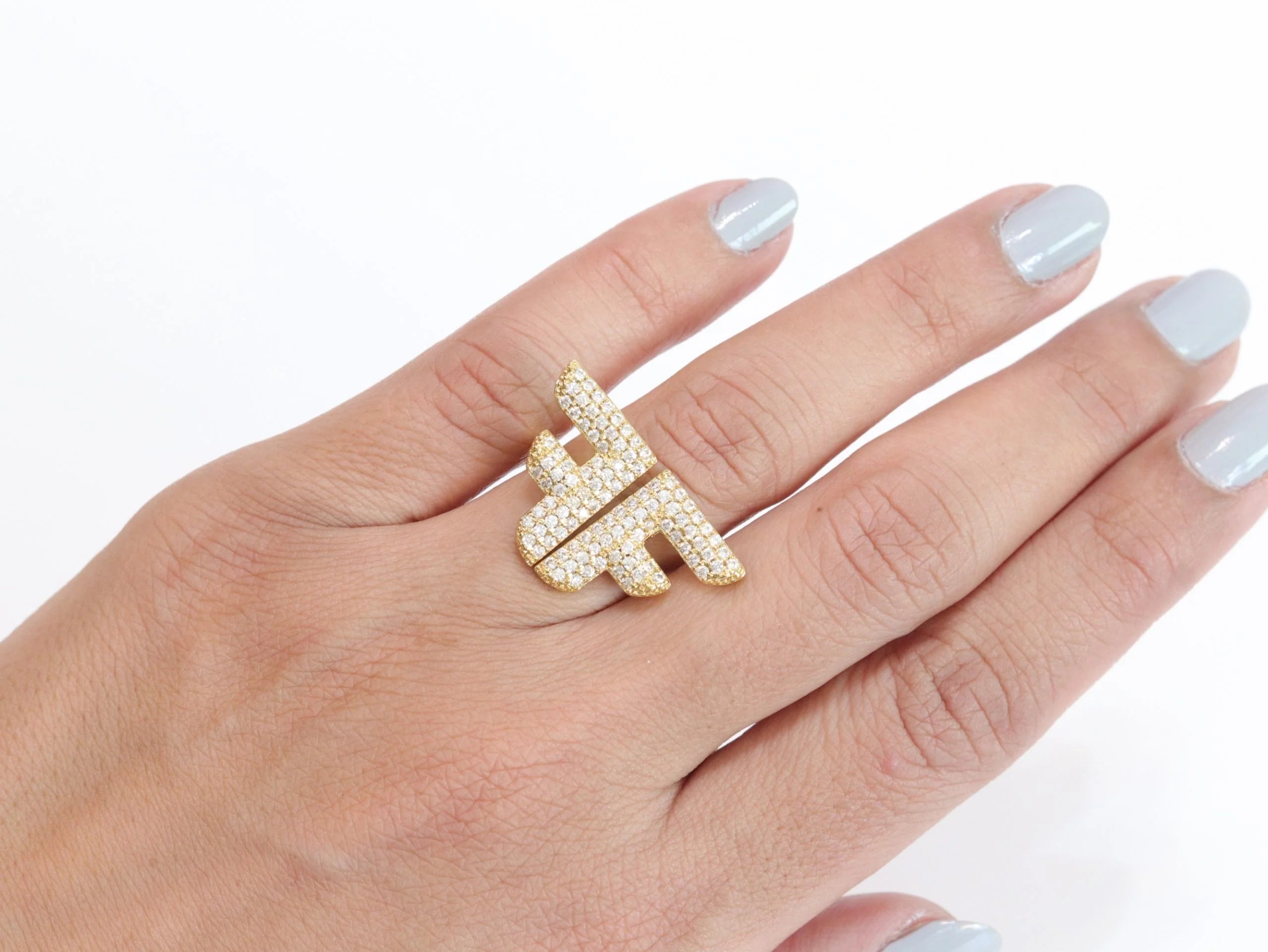The Playful Alphabet F Ring
