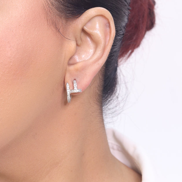Platinum screw hoops