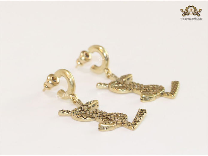 Alphabet Y antique dangles