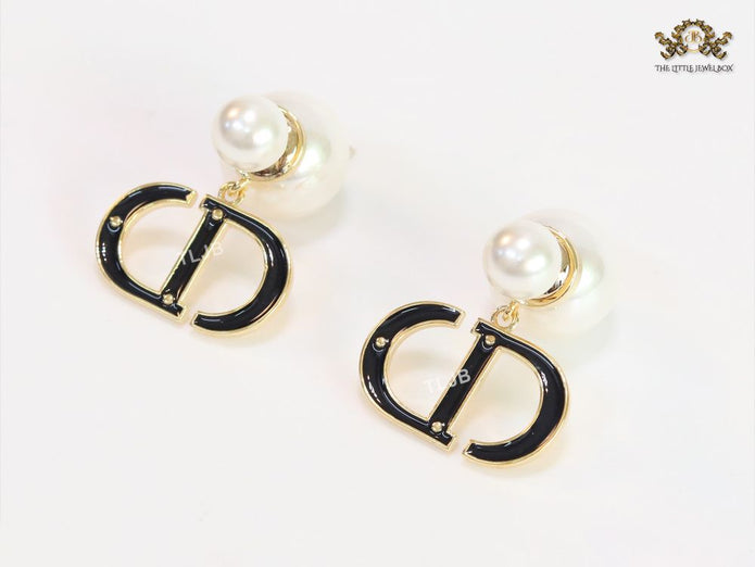 Pearl and black enamel CD bombers