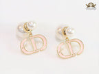 Pearl and baby pink enamel CD bombers