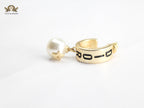 Alphabet C&D Pearl Arc Hoops