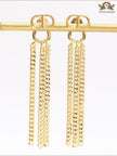 Alphabet CD link chain tassels