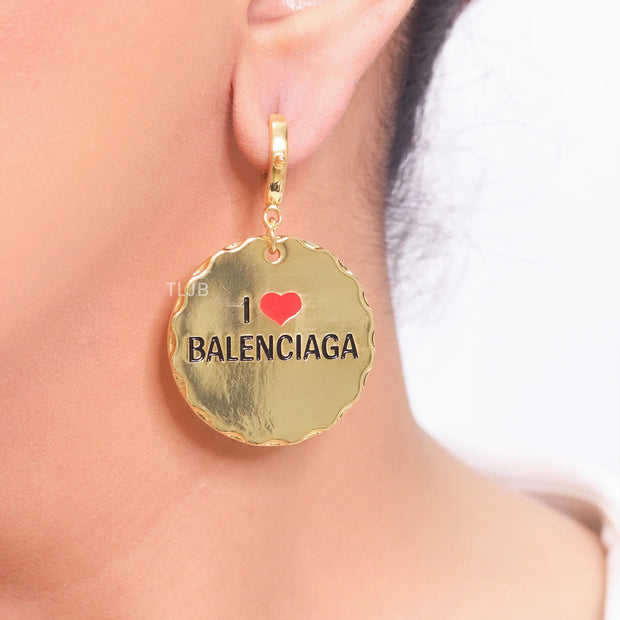 Alphabet BLCG earrings