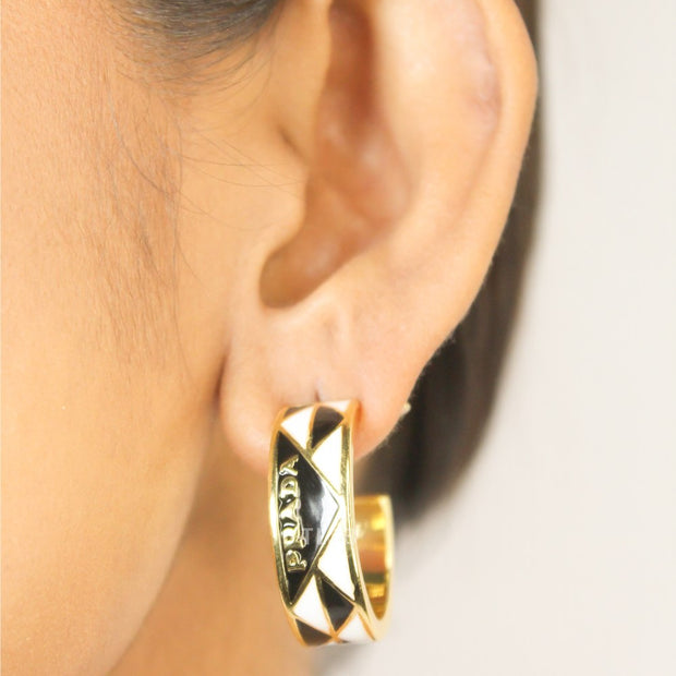Alphabet P Enamel hoops
