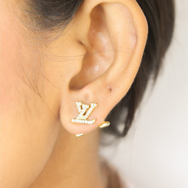 Alphabet L&V Cz Studs