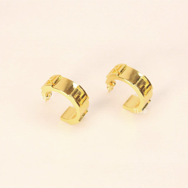 Alphabet F chunky hoops