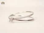 Alphabet T& Co knot bracelet in silver