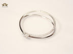 Alphabet T& Co knot bracelet in silver