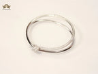 Alphabet T& Co knot bracelet in silver
