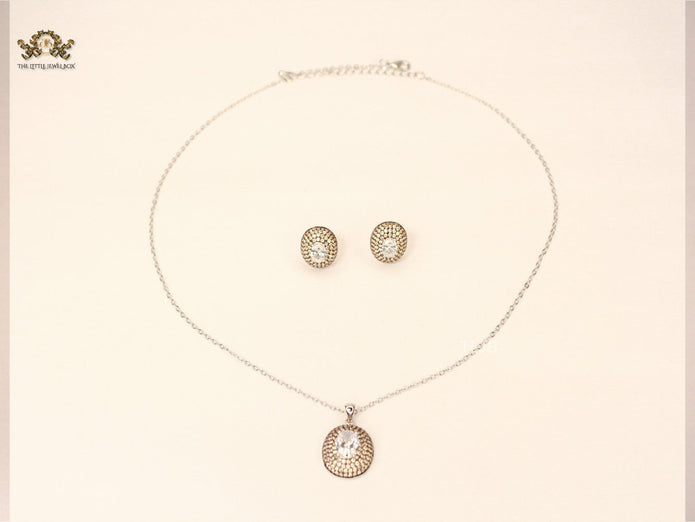 Topaz Pendant Necklace set