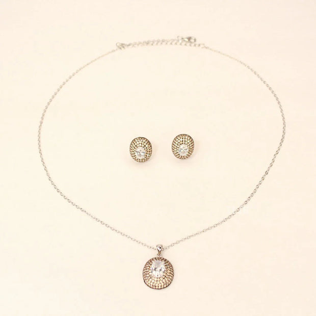 Topaz Pendant Necklace set