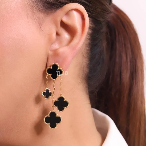 Black Clover danglers 4 petals